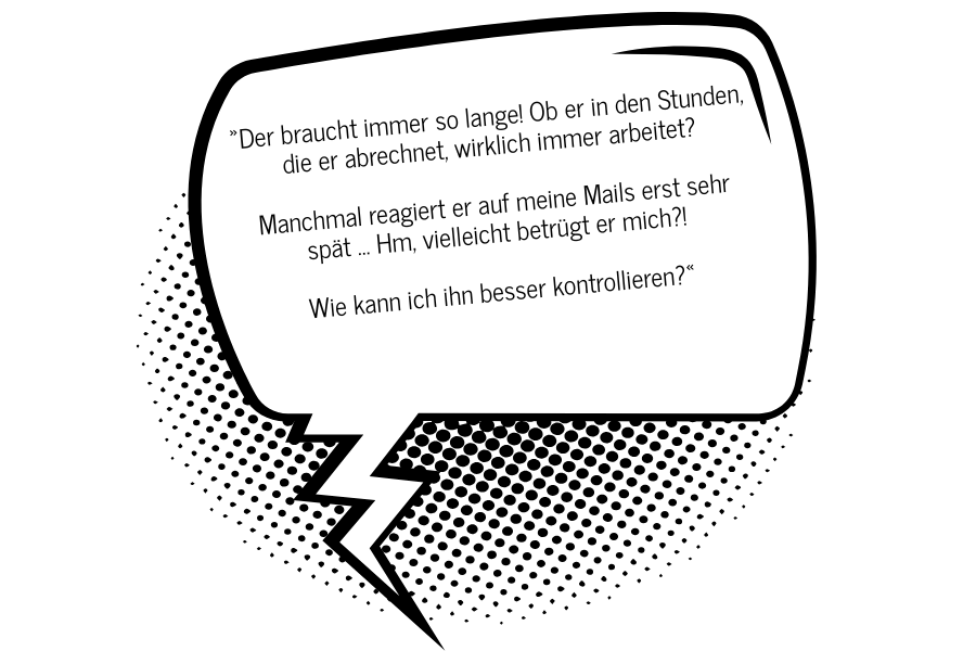 Zeit gegen Geld - Gedanken des Auftraggebers